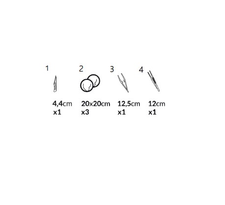 Kit de îndepărtare a suturilor DeltaSET DS-USZ-0-01